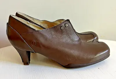 Sergio Tomani Nwb Us 9/9.5m Eu40 Leather Chocolate Sq Toe Heels • $44