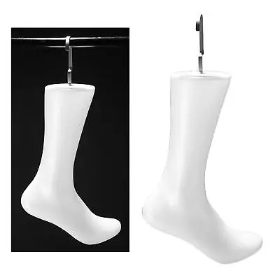 Foot Display Mannequin Model For Shoes Socks Unisex White 32cm Right • $13.89