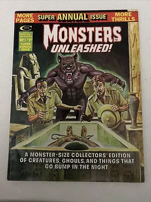 Monsters Unleashed Annual #1 Marvel Comics Roy Thomas! Claremont! Colan! • $34.99