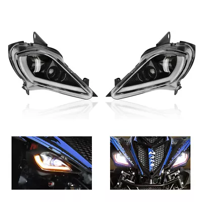 For 2006-2023 YAMAHA YFZ 450 RAPTOR 350 700 700R LED Headlights Set Head Lamps • $189.99