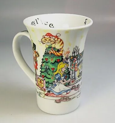 Alice In Wonderland Christmas Mug Mad Hatter Tea Party Cheshire Cat • $29.88