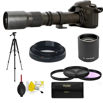  Hd 500mm -1000mm Telephoto Zoom Lens For Pentax K20d K10d K110d K100 K100d • $222.61