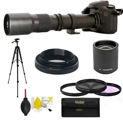  HD TELEPHOTO ZOOM LENS 500mm -1000mm FOR SONY ALPHA Sony Alpha NEX‑C3 A5000  • $136.49