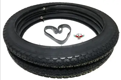 Motobecane Moped 17inch Classic Tread Tire Pack - Tires Tubes & Rim Strips • $95