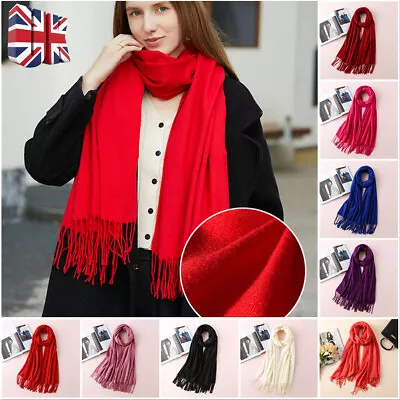 £7.95 • Buy New Women Cashmere Shawl Scarf Winter Wrap Scarves Soft Large Luxury Ladies UK