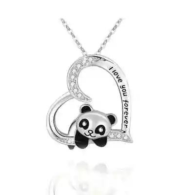 I Love You Forever Panda Pendant Necklace • $6