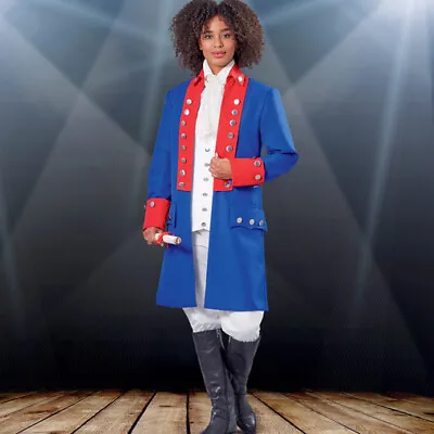 Simplicity S9252 Pattern Unisex Colonial Historical Costume Coat Vest Pant 44-52 • $12.49