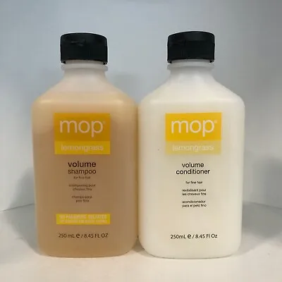 $40.99 • Buy MOP Lemongrass Volume Shampoo & Conditioner 8.45 Oz 
