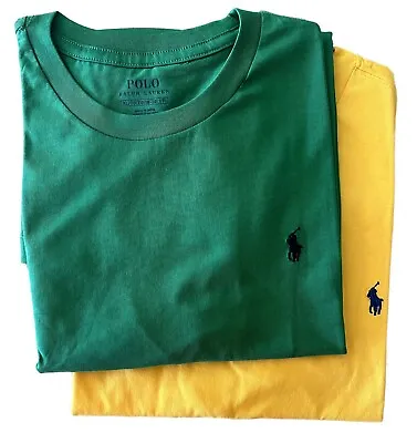 Genuine Ralph Lauren Unisex T Shirt Crew Neck 2 Pack  XL 18/20 Age 16  36  Chest • £14.99