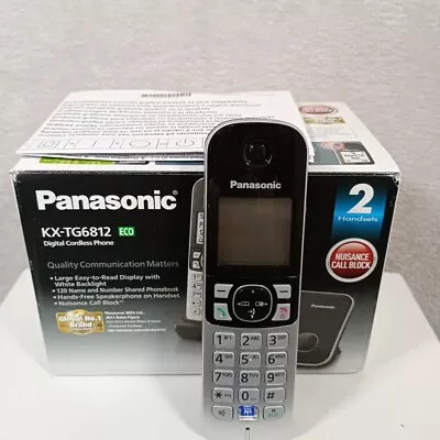 Panasonic KX-TG6812 Digital Cordless Phone Handset Only & Box Brand New Unused • £14.99
