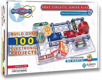 Elenco Snap Circuits Junior Plus Electronics Kit SC-110 (upgraded SC-100) • £38.95