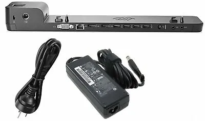 HP 2013 D9Y32AA Slim Docking Station For DOCK EliteBook 800 *INC 90W PSU CHARGER • $95