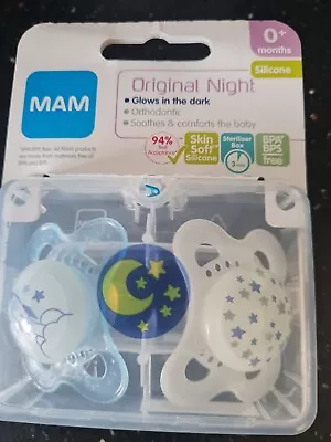 New Mam Original Glow In The Dark Dummy  Pacifier  • £8