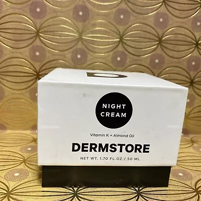 Dermstore Night Cream With Vitamin K + Almond Oil 1.7oz / 50ml NIB • $16.99