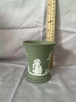 Wedgewood Jasperware Sage Green 6  Vase • $18