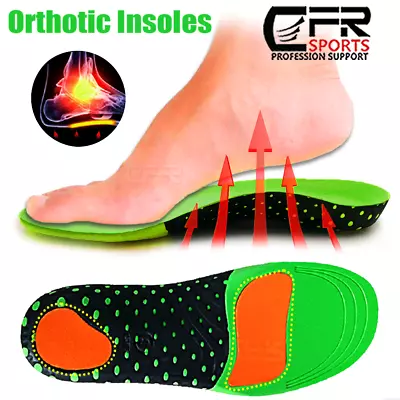 Orthotic Shoe Inserts Insoles High Arch Support Plantar Fasciitis Flat Feet Pain • $7.99