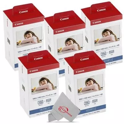 Canon KP-108IN Color Ink Paper Set 4x6 For Canon Selphy CP1300 CP1200 CP1500 Lot • $207.79