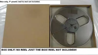 ACID FREE Empty BOX ONLY! Case Plastic Reel To NOT INCLUDED!1/4  Tape 7  Inch • $1