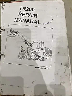 Matbro TR Repair Manual • £30