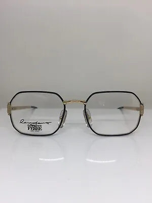 £206.71 • Buy New Vintage GIANFRANCO FERRE GFF 261 Eyeglasses GFF 261 C. BZ6 Black & Gold 50mm