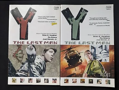 2 X Y The Last Man Trade Paperbacks Unmanned & Cycles Excellent Condition • $16.15