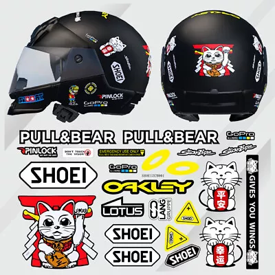 AGV SHOEI Helmet Sticker Waterproof Reflective Motorcycle Arai Lens Claw Sticker • £10.99