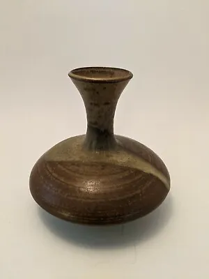 Toyo Japan Pottery Vase Drip Glaze Vintage Mid Century Modern Labeled 4-1/4 Inch • $69.50