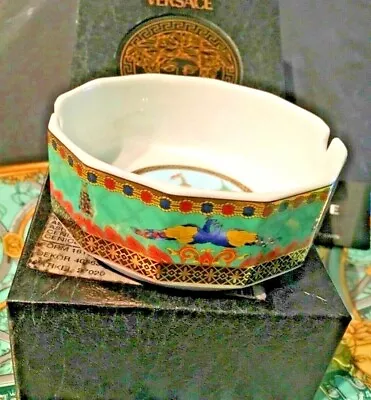 VERSACE MARCO POLO ASHTRAY Le Voyage ROSENTHAL RARE  Retired In Box Sale 13cm • $299