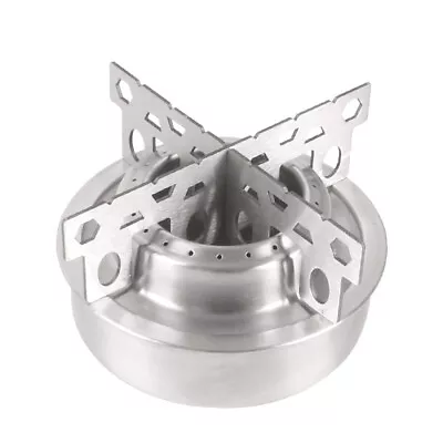 Outdoor Portable Camping Mini Alcohol Stove Cooking Burner Head With Cross Stand • $9.88