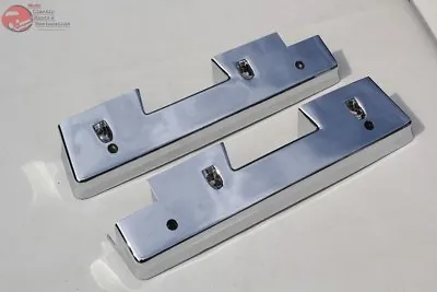 62-64 Chevy Impala Interior Inside Chrome Front Arm Rest Pad Bases Pair New • $112.85