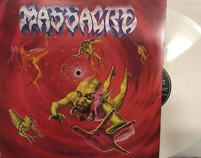 Massacre – From Beyond LP 2014 Earache MOSH027FDR NM White Vinyl Limited 100 UK • $89.95