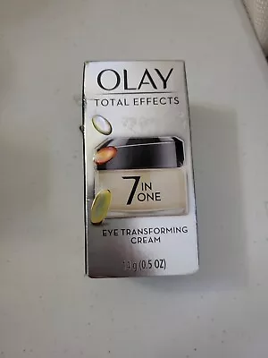 OLAY Total Effects 7 In One Anti-Aging Eye Transforming Cream 0.5 Oz NEW • $22