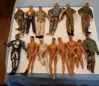 GI Joe Lot Of 14 Vintage 1990s Dolls Hasbro Figures Played With Condition. • $52