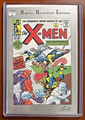 X-Men 1 Signed Stan Lee W COA Marvel Milestone • $229