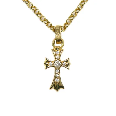 Chrome Hearts Baby Fat Cross Roll Chain P0004060 • $9622.93