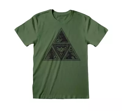 Official Nintendo Legend Of Zelda Triforce Deco T-Shirt • £14.99