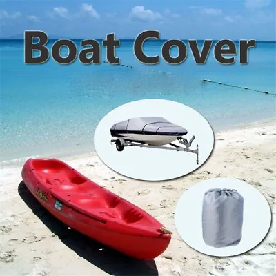 £84.37 • Buy Motorcycle Heavy Duty Boat Cover Waterproof Dinghy Speedboat Fish Marine