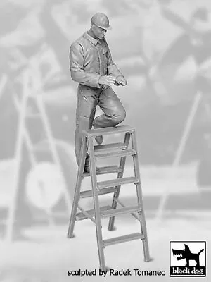 Black Dog 1/32 USAAF Mechanic Personnel 1940-1945 WWII #2 On Ladder F32059 • $23.97