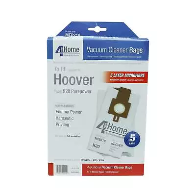 Hoover Purepower Microfibre Vacuum Cleaner Bags - Pack Of 5 • £8.39