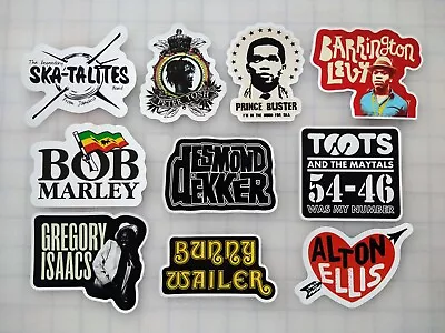 Classic Reggae & Ska Sticker Lot (10 Stickers) SET 1 Stoner Jah Rasta Skinhead • $12.99