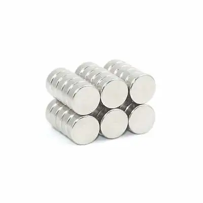 Small 8mm X 3mm Neodymium Disc Magnets N52 (2 / 5 / 10 Pcs) DIY Craft Fridge • £4.04