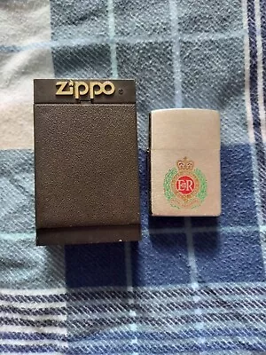 Royal Engineers Zippo Lighter With Case • £29.99