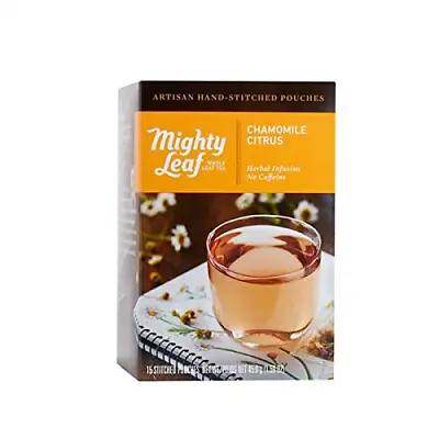 Mighty Leaf Tea Chamomile Citrus 15-Count Whole Leaf Pouches Pack Of 3 • $39.24