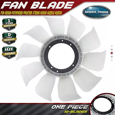 Engine Cooling Fan Blade For Nissan Frontier NV1500 NV2500 NV3500 Xterra V6 4.0L • $42.99