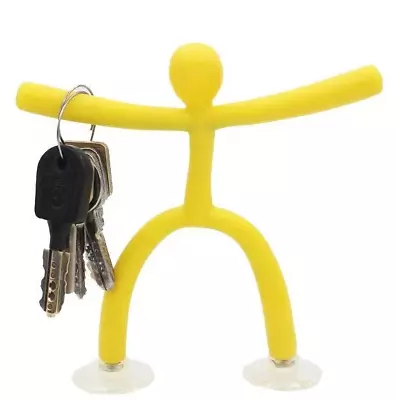 Mini Man Magnets - Bendable Key Mobile Pen Holder - Fridge Office Toy Fun • £11.67