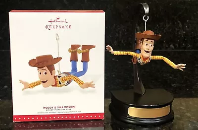 2015 Hallmark Keepsake Disney/Pixar Toy Story WOODY IS ON A MISSION! Ornament • $18