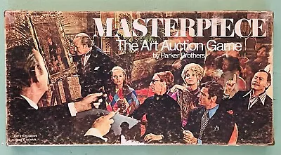 Masterpiece Board Game Art Auction Parker Brothers Vintage 1970 • £31.84