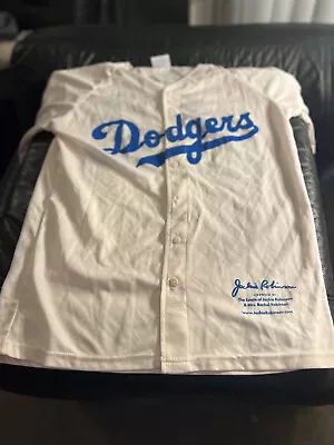 Jackie Robinson SGA Jersey Brooklyn Los Angeles Dodgers Med Super Clean #42 Mlb • $16