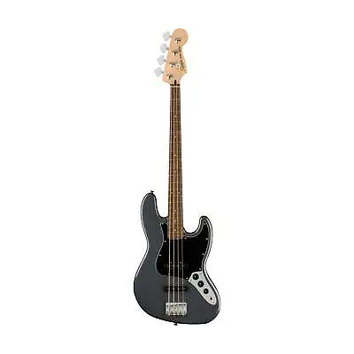 Squier Affinity Series Jazz Bass Guitar Laurel FB Charcoal Frost Metallic • $660