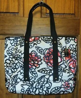 Coach Floral Flower Graffiti Poppy Shoulder Bag Tote F16914 • $160